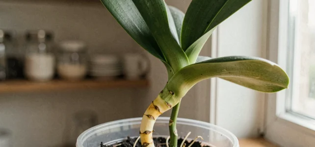 Pourquoi la tige de mon orchidée devient jaune : explications et conseils pour agir Pourquoi la tige de mon orchidée devient jaune : explications et conseils pour agir